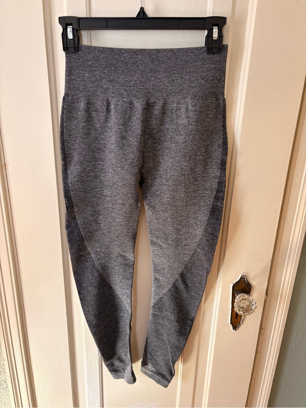 Seamless High-Waist Leggings - Gray